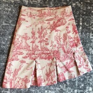 Chandelier asymmetrical print skirt size S